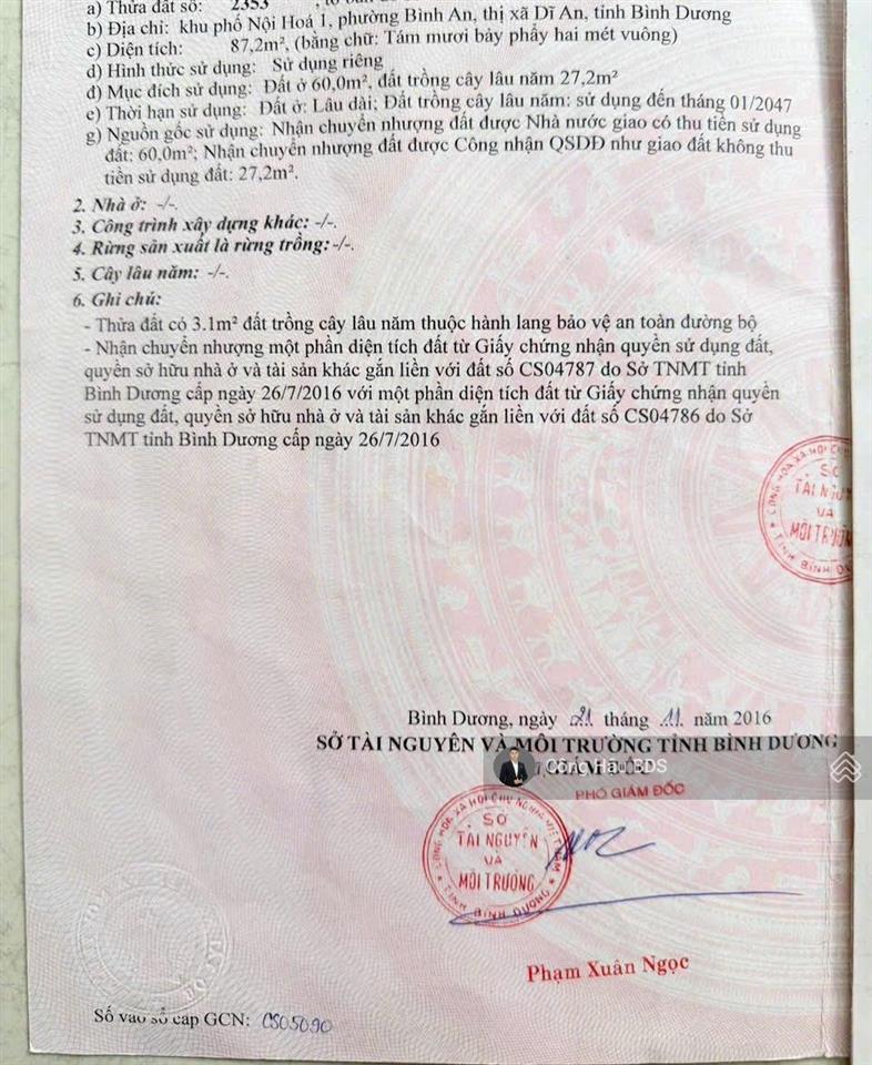 Nhà riêng 2 phòng ngủ. gần làng dhqg tp.hcm. dt 87.2m2. odt 60m2. đường ô tô. giá 3.75 tỷ