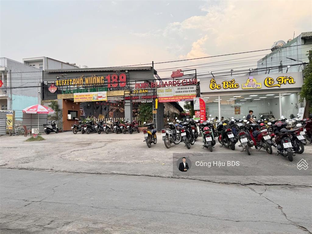 Đất mặt tiền đường ống nước, sát làng dhqg tp.hcm. dt 209m2 (8.8x 24m). odt 100m2. giá 9.3 tỷ tl