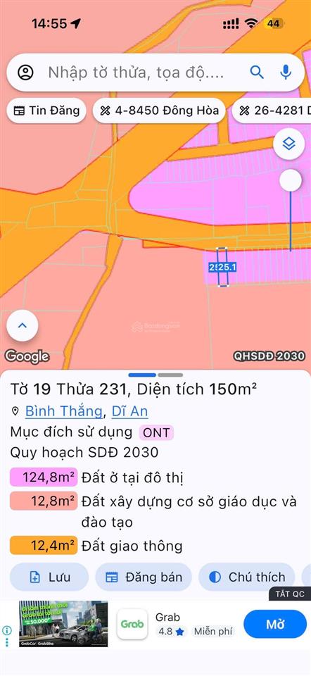 Lô đất mặt tiền n7, sát làng dhqg tp. hcm. dt 150m2 (6x 25m). full thổ cư. giá chỉ 46tr/m2 tl