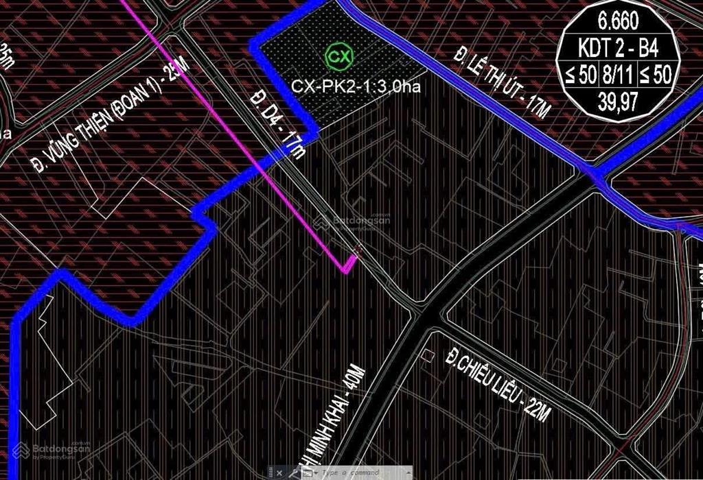 Lô đất đẹp gần chợ tân long, trung tâm dĩ an. dt 164.4m2. odt 128m2. đường thông 5m. giá 4.45 tỷ
