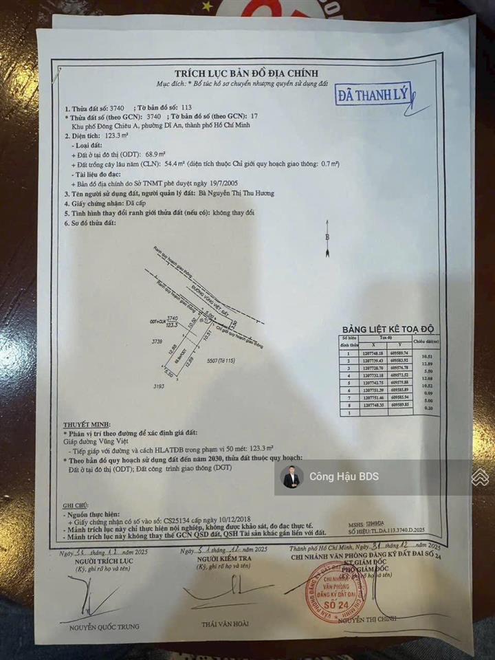 Nhà trệt lửng mt đường vũng việt, p. dĩ an. gồm 3pn  2wc. sân xe hơi. dt 123.3m2. giá 5.2 tỷ tl