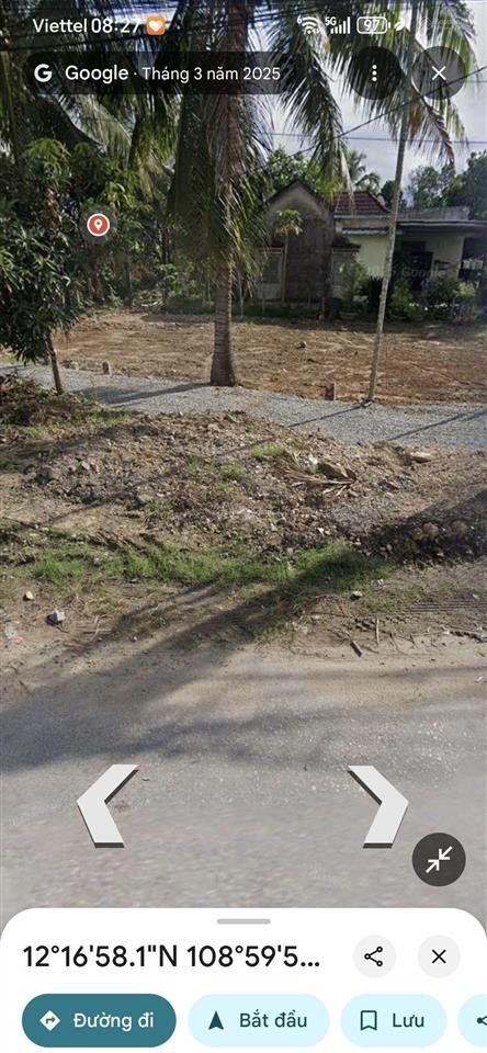 640tr lô đất 93,7m2 diên thọ, khánh hòa, cách tỉnh lộ 2 chỉ 30m, đường nhựa quy hoạch rộng 20m