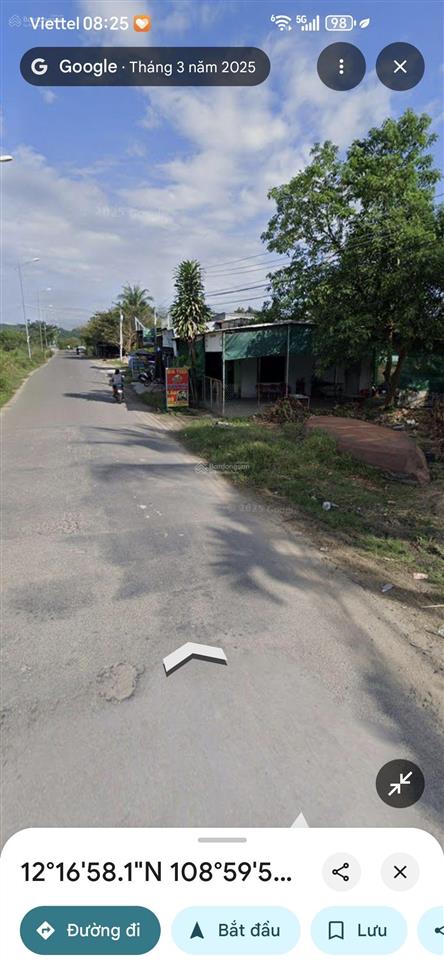 640tr lô đất 93,7m2 diên thọ, khánh hòa, cách tỉnh lộ 2 chỉ 30m, đường nhựa quy hoạch rộng 20m