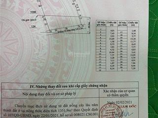 Bán lô đất full thổ 1.852m2 phù hợp đầu tư phân lô, suối hiệp khánh hòa