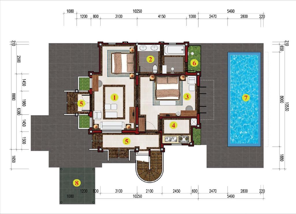Cắt lỗ sâu 1,2 tỷ biệt thự thanh liên wyndham, giá 6 tỷ, full nội thất tiêu chuẩn 5*