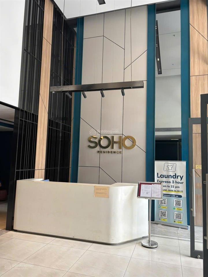 Dự án soho residence chủ bán gấp căn hộ 2pn giá hấp dẫn, đang cho thuê ổn định