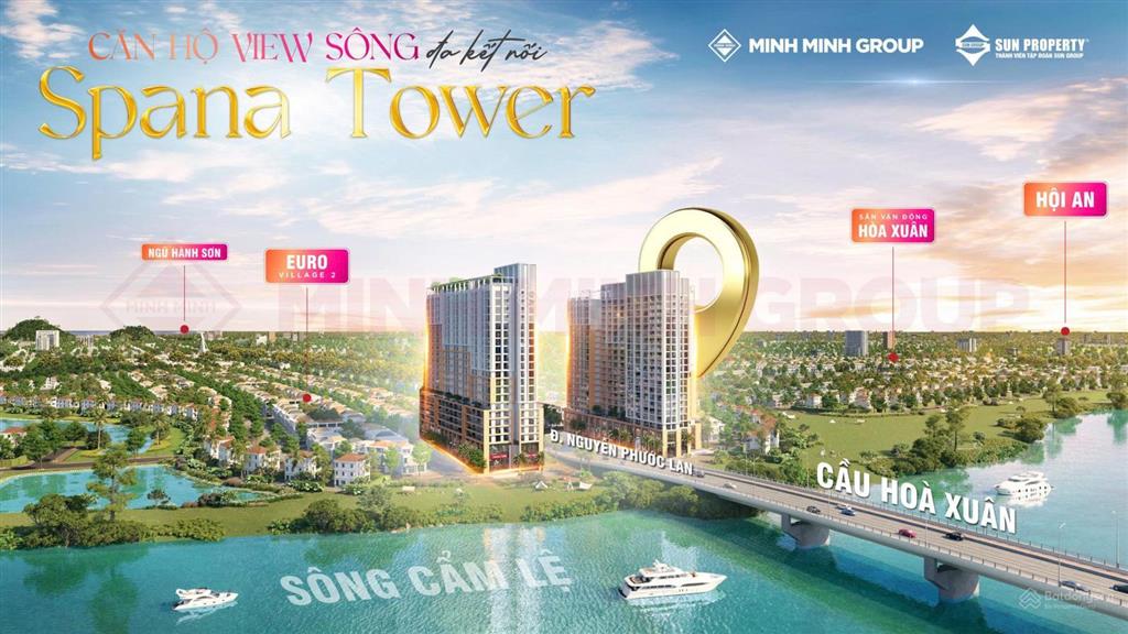 Sun spana tower chỉ 2,8 tỷ sở hữu căn hộ ngay trung tâm đà nẵng view sông trả trước 1 tỷ nhận nhà
