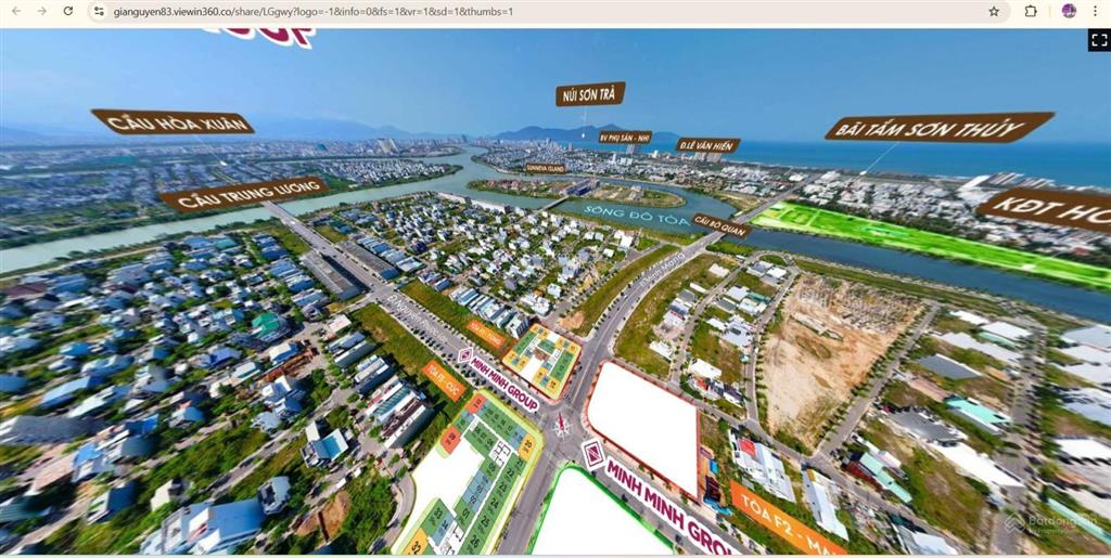Chỉ 2,7x tỷ sở hữu căn hộ sân vườn  sun fours tower  nhìn view phố nhìn sông  giá chủ đầu tư