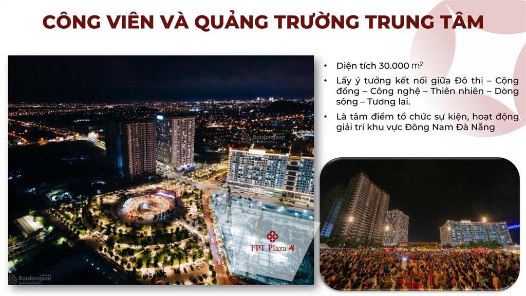 Chỉ 3 tỷ sở hữu ngay căn hộ 2 phòng ngủ fpt plaza 4 giá ngoại giao  view quảng trường âm nhạc fpt
