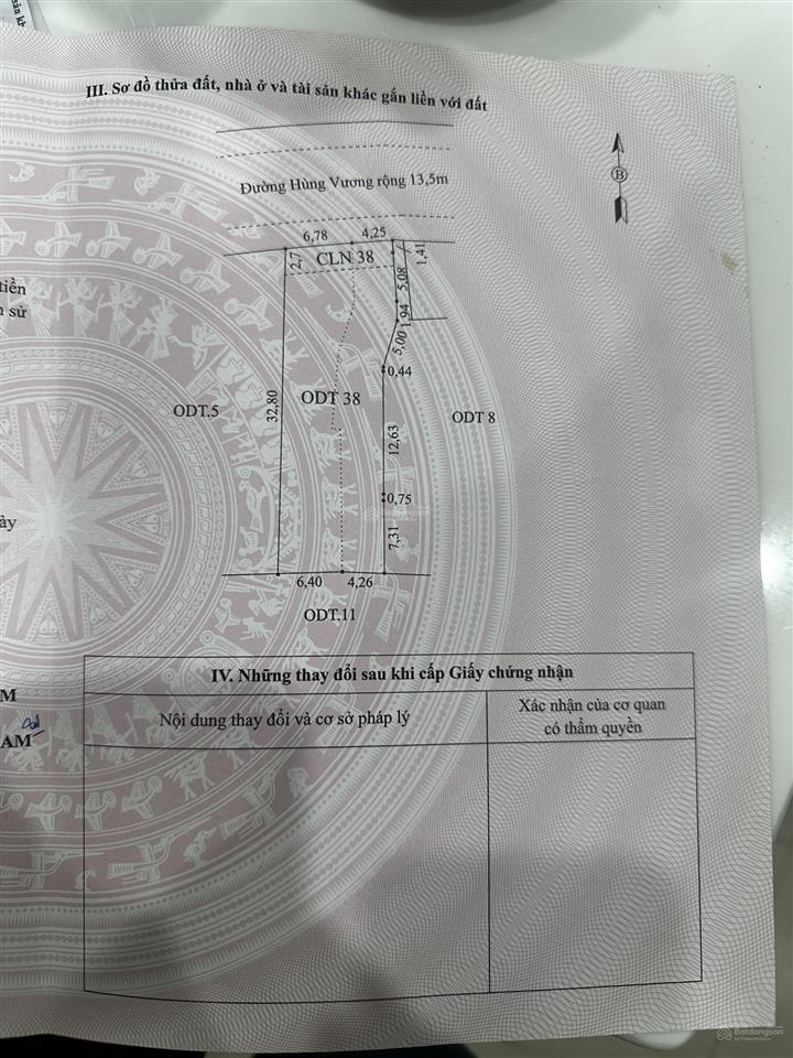 Bán đất 117 hùng vương, 25,2 tỷ, diện tích 354,8 m2, pháp lý đầy đủ, chính chủ, giá siêu hời.
