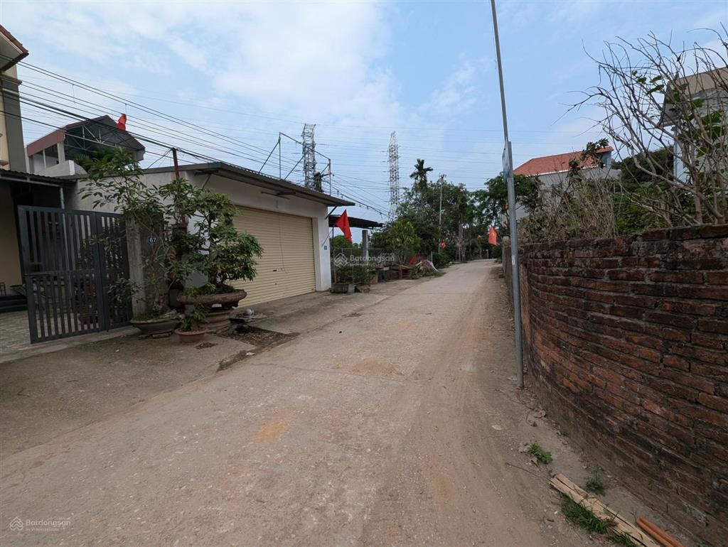 Bán đất ở 119m2 nở hậu tại tích lộc, đan phượng