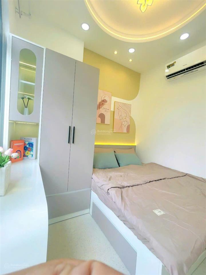 Nhà đẹp full nội thất  hẻm thông thích bửu đăng, p1 gò vấp  chỉ 4.450 tỷ