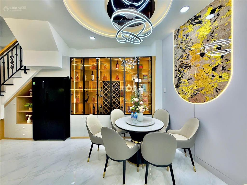 Nhà đẹp nguyễn trung trực, phường bình lợi trung, tp.hcm 50m² 1 trệt 1 lầu + sân thượng. full