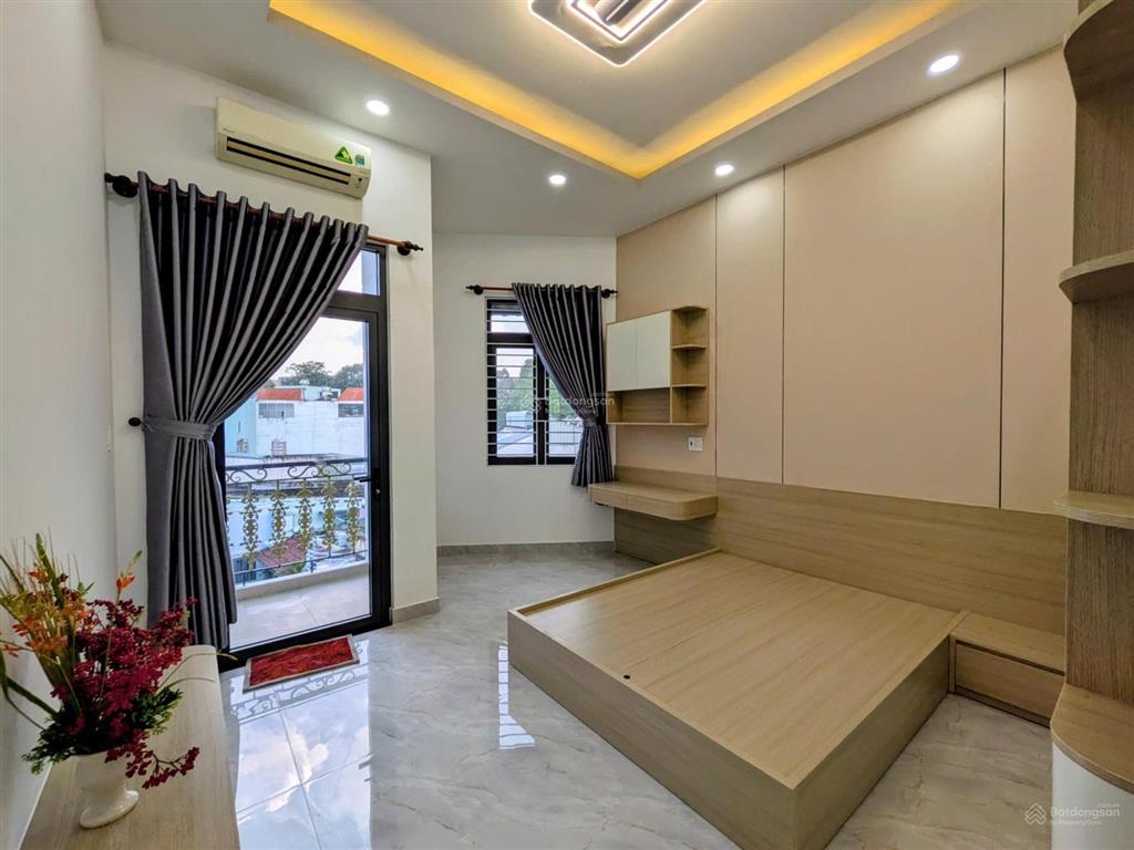 Nhà mặt tiền hẻm  gò vấp  4,3m x 12m  3pn  full nội thất  7,9 tỷ