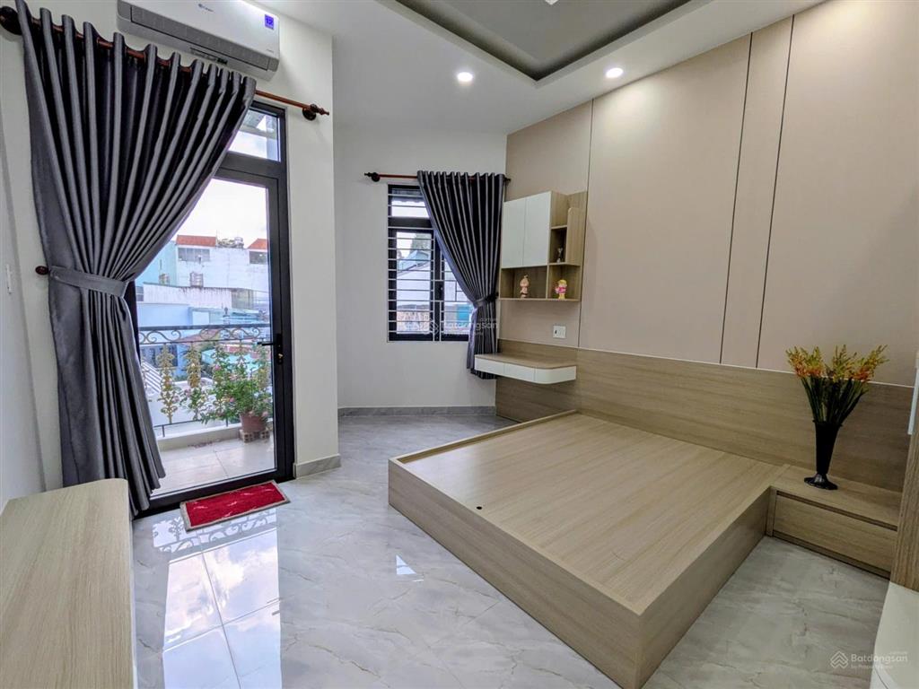 Nhà mặt tiền hẻm  gò vấp  4,3m x 12m  3pn  full nội thất  7,9 tỷ