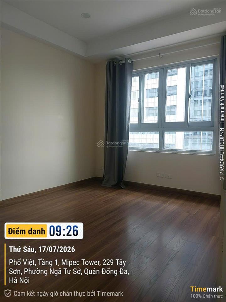 Bán căn 110m2, 2pn cc mipec 229 tây sơn,  0984 272 ***.
