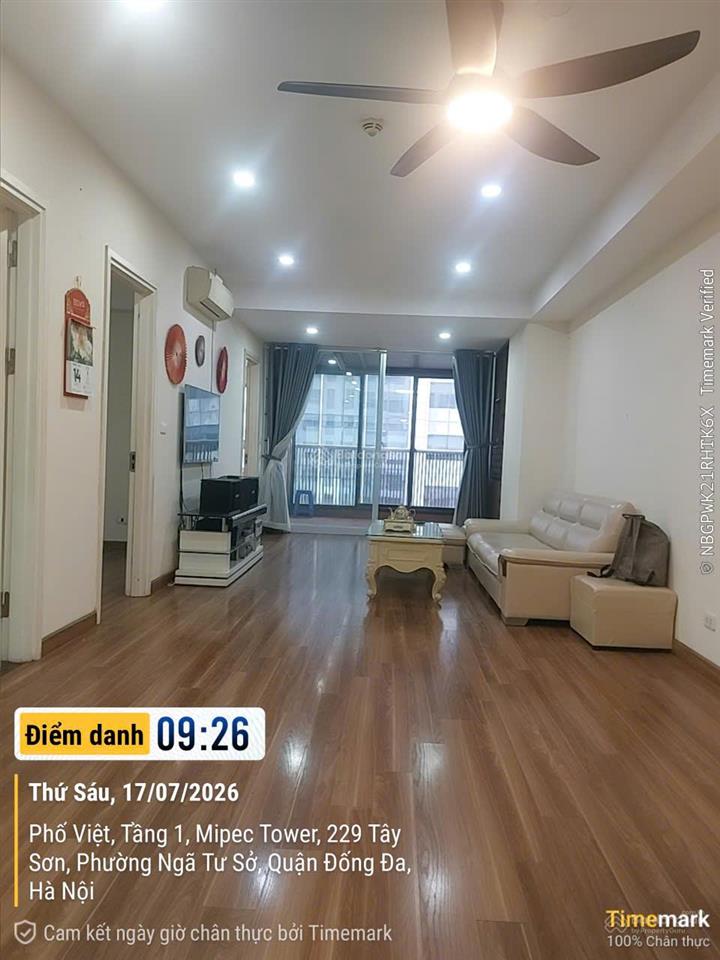 Bán căn 110m2, 2pn cc mipec 229 tây sơn,  0984 272 ***.