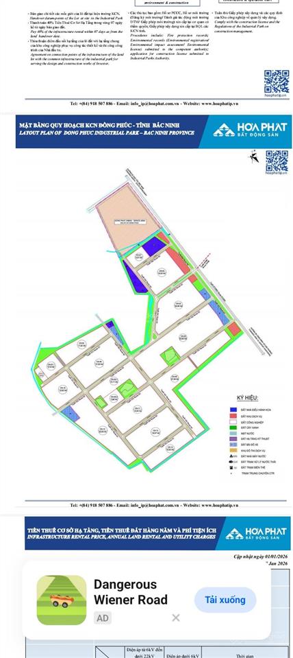 Chủ khu công nghiệp đồng phúc .5000 m tổng 400 ,ha  chia nhỏ theo nhu cầu, , giá tốt nhất
