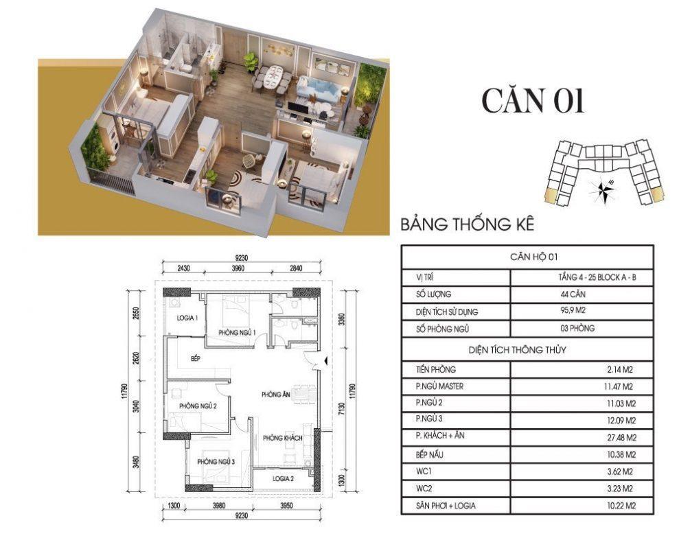 Chonhs chủ bán căn hộ bán căn 2 ngủ tecodiamond