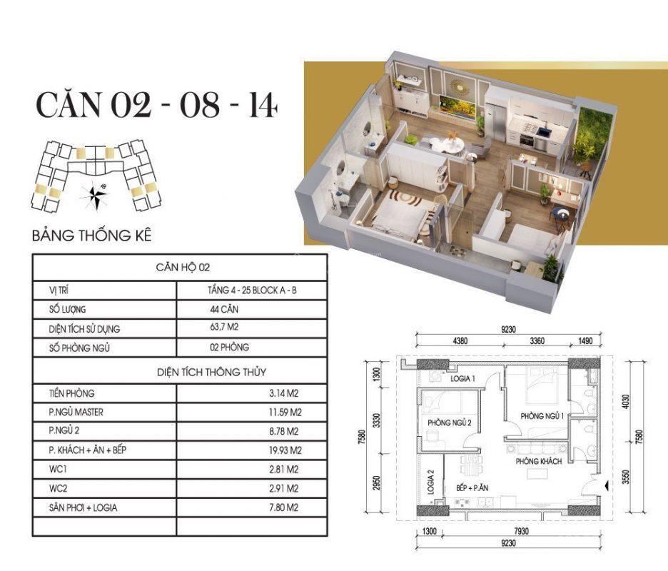 Chính chủ cần bán gấp căn 2 ngủ tecco diamond thanh trì nhà ở có sổ full đồ giá 4 tỷ 650 bao sổ