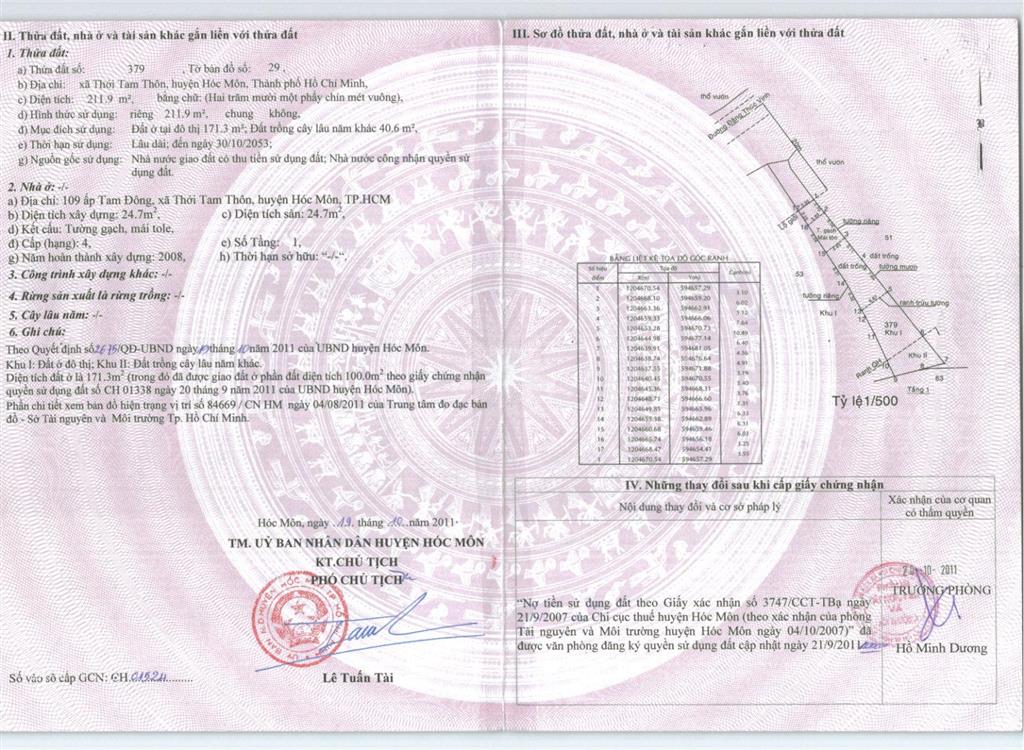 Cơ hội đầu tư sinh lời mặt tiền đặng thúc vịnh 212m²