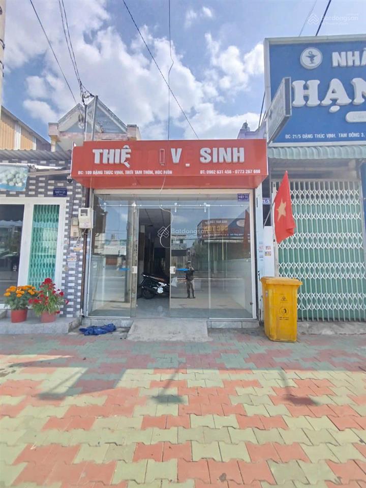 Cơ hội đầu tư sinh lời mặt tiền đặng thúc vịnh 212m²