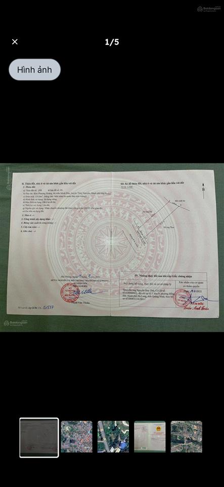 Chinh chu bán đất tại phường minh đức, hải phòng, giá tốt 1,75 tỷ, 135 m2