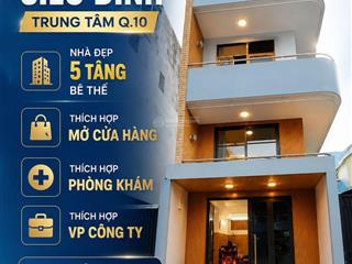 Mặt tiền kinh doanh q.10 giáp 3/2
nhà đẹp 5 tâng btct