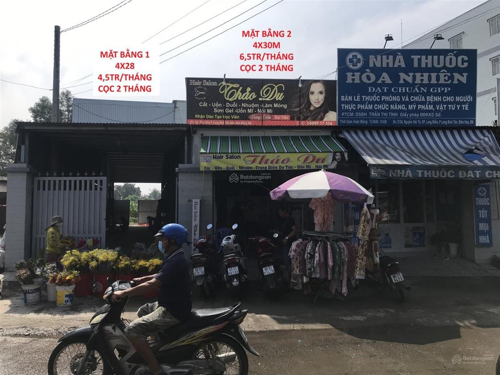 Cho thuê nhà tiền chế 120m2 tại nguyễn văn tỏ, long bình tân, biên hòa, giá siêu hời 4,5 triệu vnd