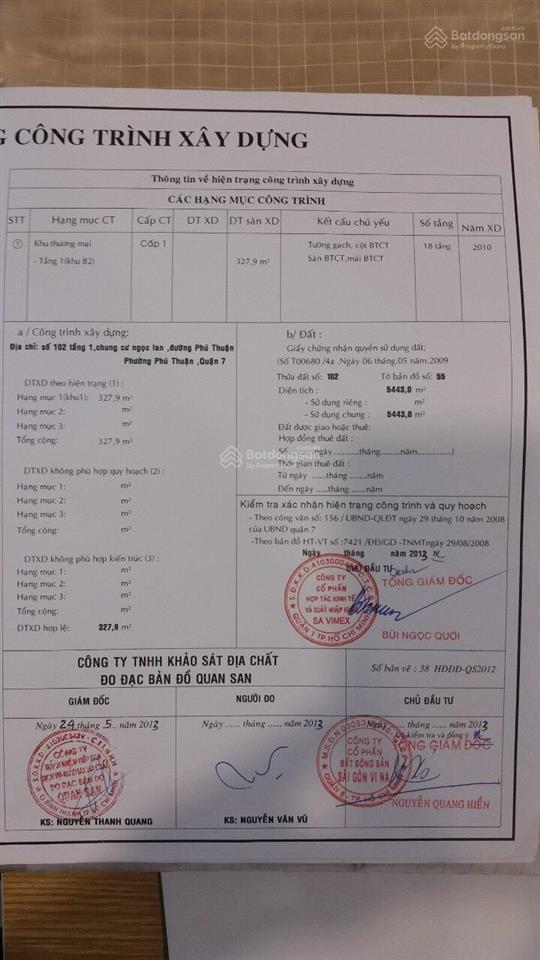 Bán shophouse chung cư ngọc lan mặt tiền đường phú thuận  căn góc 3 mặt tiền đang có thu nhập tốt