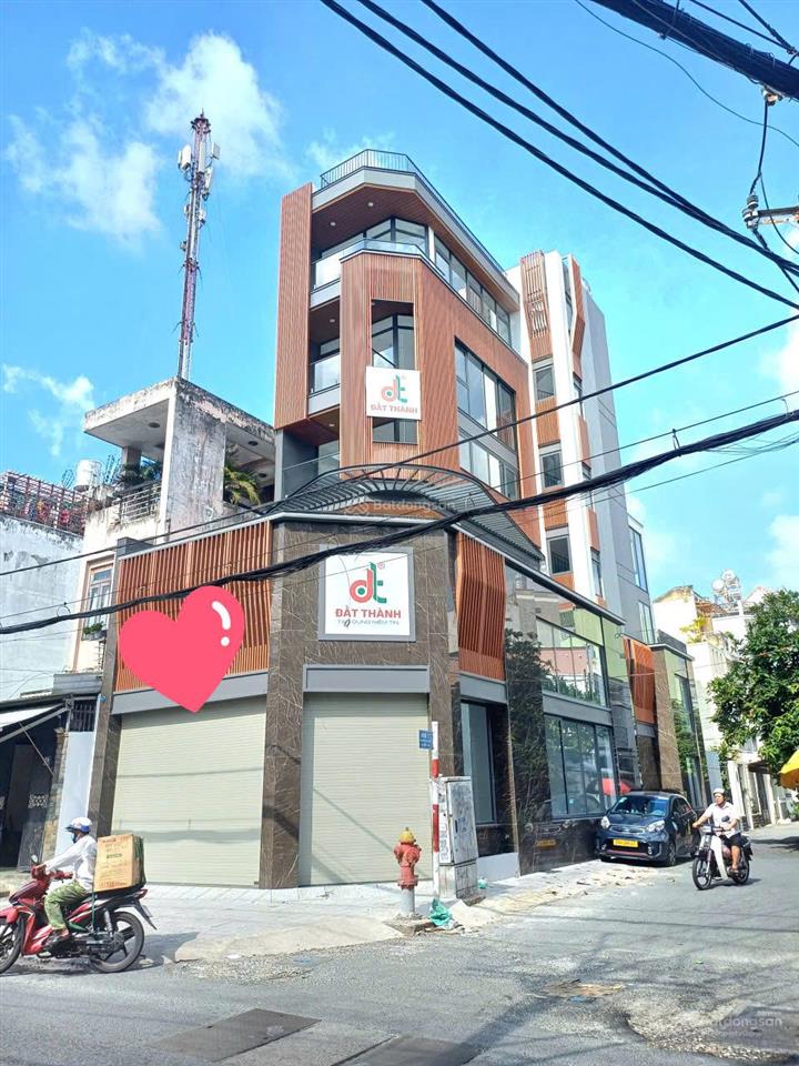 Tòa nhà mới xây góc 2 mặt tiền lê hoàng phái phường 17 dt 7x20m hầm 6 lầu9pn thang máy==60tr