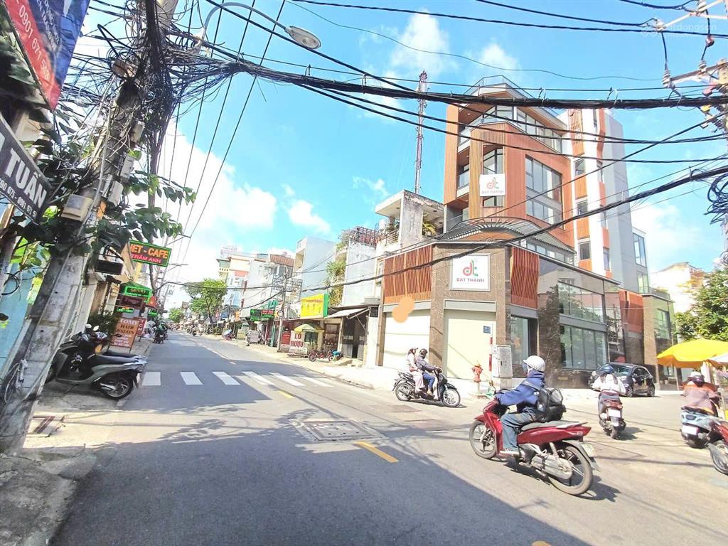 Tòa nhà mới xây góc 2 mặt tiền lê hoàng phái phường 17 dt 7x20m hầm 6 lầu9pn thang máy==60tr