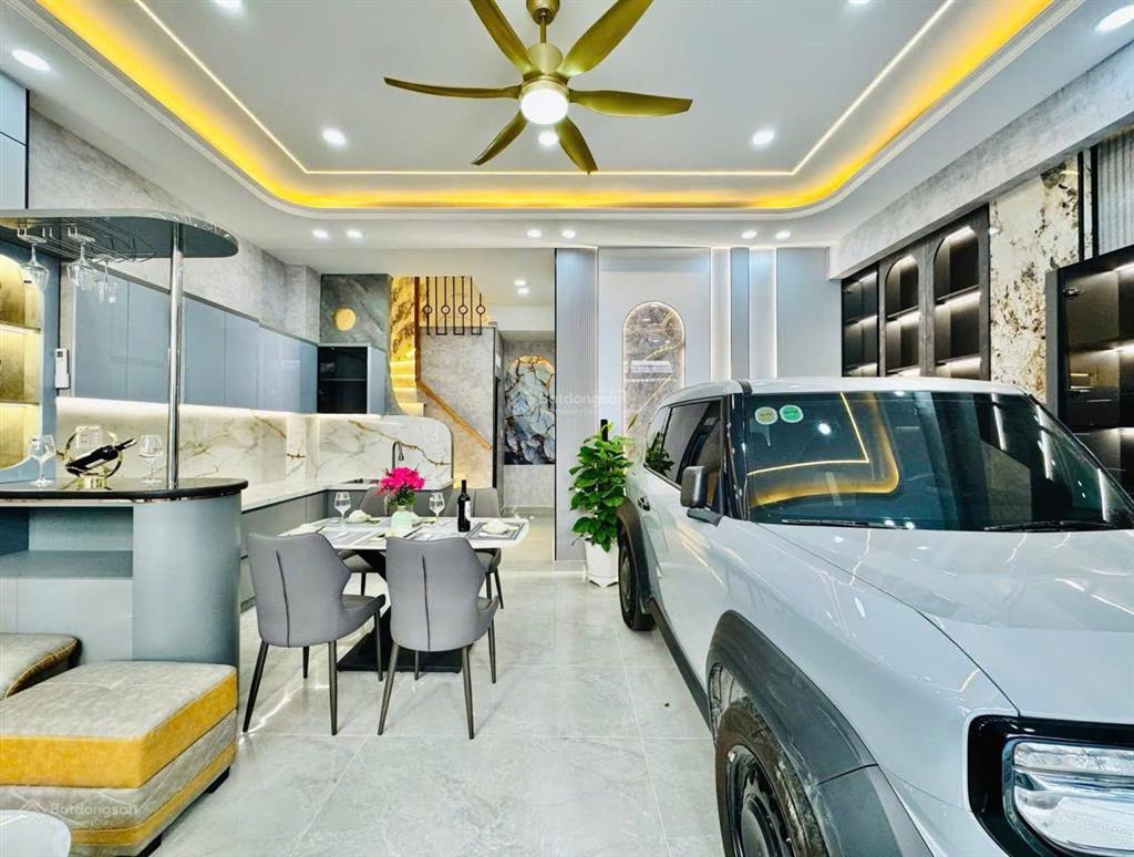 Siêu phẩm nhà phố hẻm 5mnguyễn tư giản phường 12 ngang 6m dài 10,3m4 lầu 5 phòng5wc=9.1 tỷ