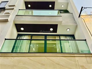 Nhà mới xây hẻm 5m, dương quảng hàm phường 6, có thang máy, diện tích 4m x 17m 4 lầu 4 phòng, 6wc