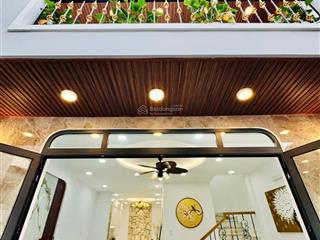 Siêu phẩm ngang 5.5m, lê đức thọ p6  gần chợ an nhơn diện tích 5,5m x 14m, 1 lầu, 3pn, 3wc=5,5 tỷ