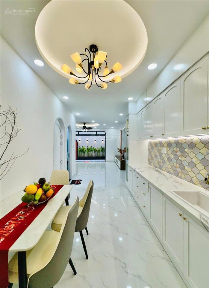 Siêu phẩm ngang 5.5m, lê đức thọ p6  gần chợ an nhơn diện tích 5,5m x 14m, 1 lầu, 3pn, 3wc=5,5 tỷ