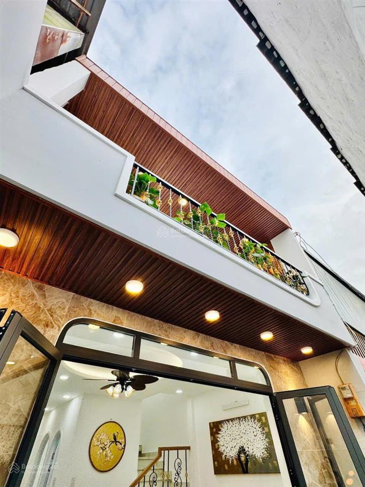 Siêu phẩm ngang 5.5m, lê đức thọ p6  gần chợ an nhơn diện tích 5,5m x 14m, 1 lầu, 3pn, 3wc=5,5 tỷ