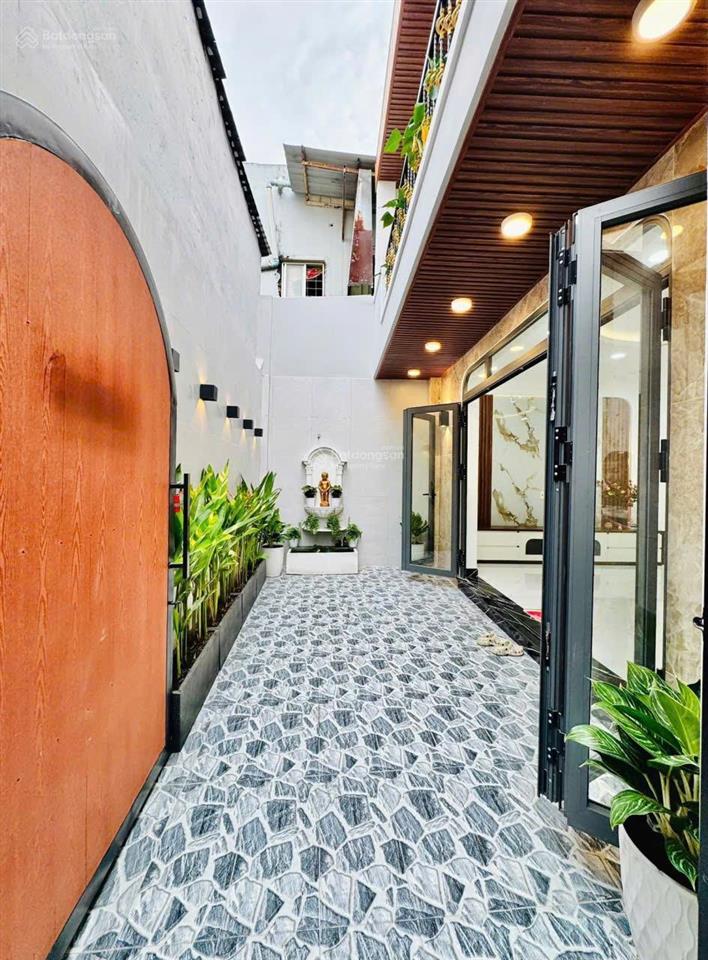 Siêu phẩm ngang 5.5m, lê đức thọ p6  gần chợ an nhơn diện tích 5,5m x 14m, 1 lầu, 3pn, 3wc=5,5 tỷ