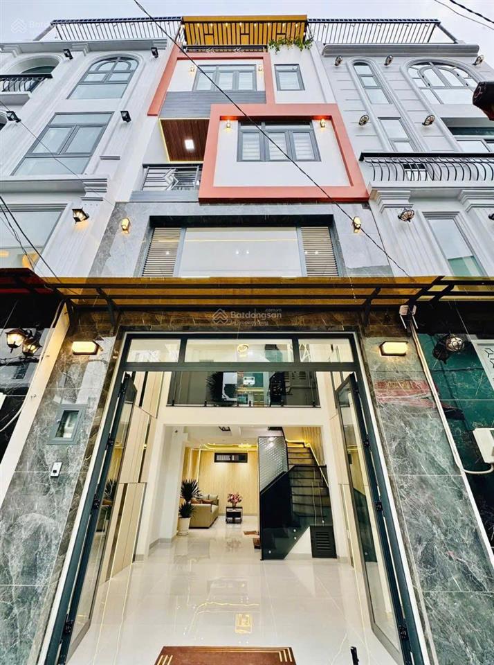 Nhà mới xây hẻm xe hơi thông nguyễn văn lượng p16  gần cityland park hills 4,2mx12m 4 tầng=8,2 tỷ