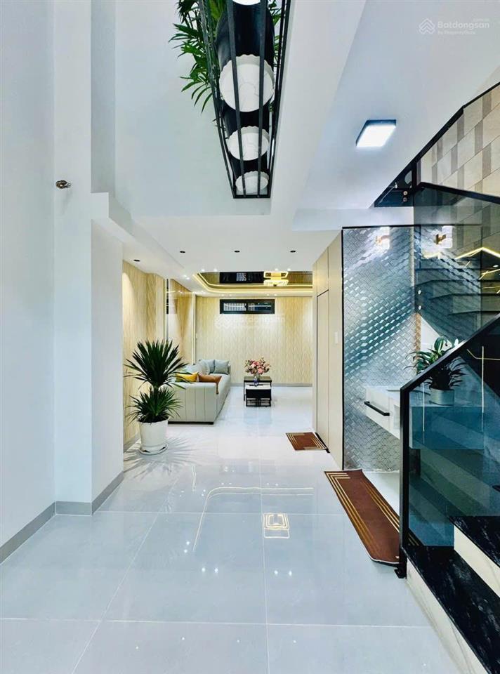 Nhà mới xây hẻm xe hơi thông nguyễn văn lượng p16  gần cityland park hills 4,2mx12m 4 tầng=8,2 tỷ