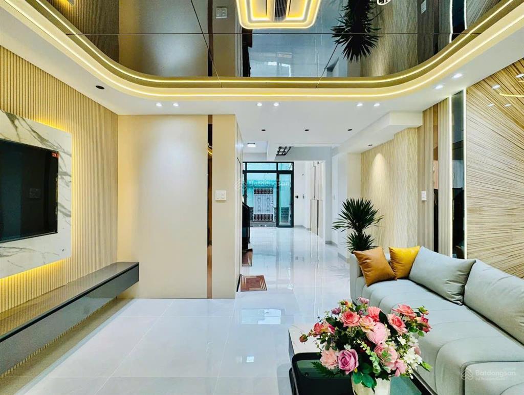 Nhà mới xây hẻm xe hơi thông nguyễn văn lượng p16  gần cityland park hills 4,2mx12m 4 tầng=8,2 tỷ