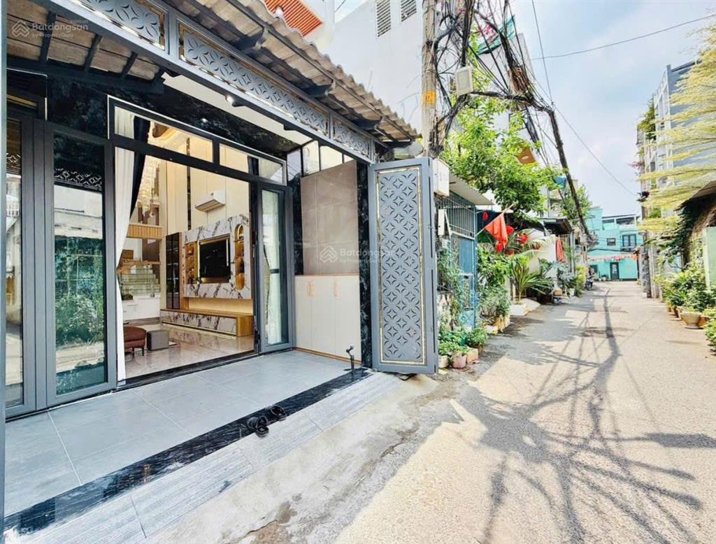 Nhà mới xây hẻm 6m thôngcăn góc full nội thấtnguyễn văn khối p84x17m3 lầu4pn 5wc=25tr