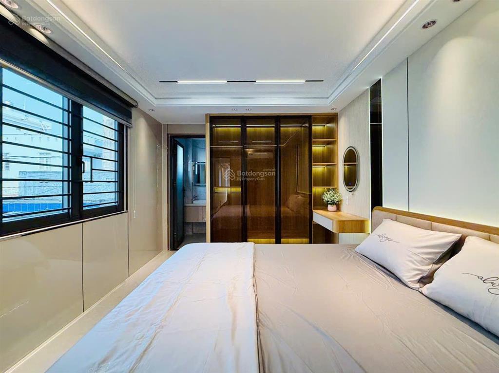Nhà mới xây hẻm 6m thôngcăn góc full nội thấtnguyễn văn khối p84x17m3 lầu4pn 5wc=25tr