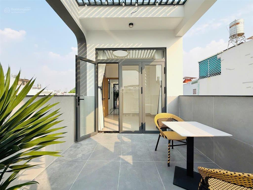 Nhà mới xây hẻm 6m thôngcăn góc full nội thấtnguyễn văn khối p84x17m3 lầu4pn 5wc=25tr