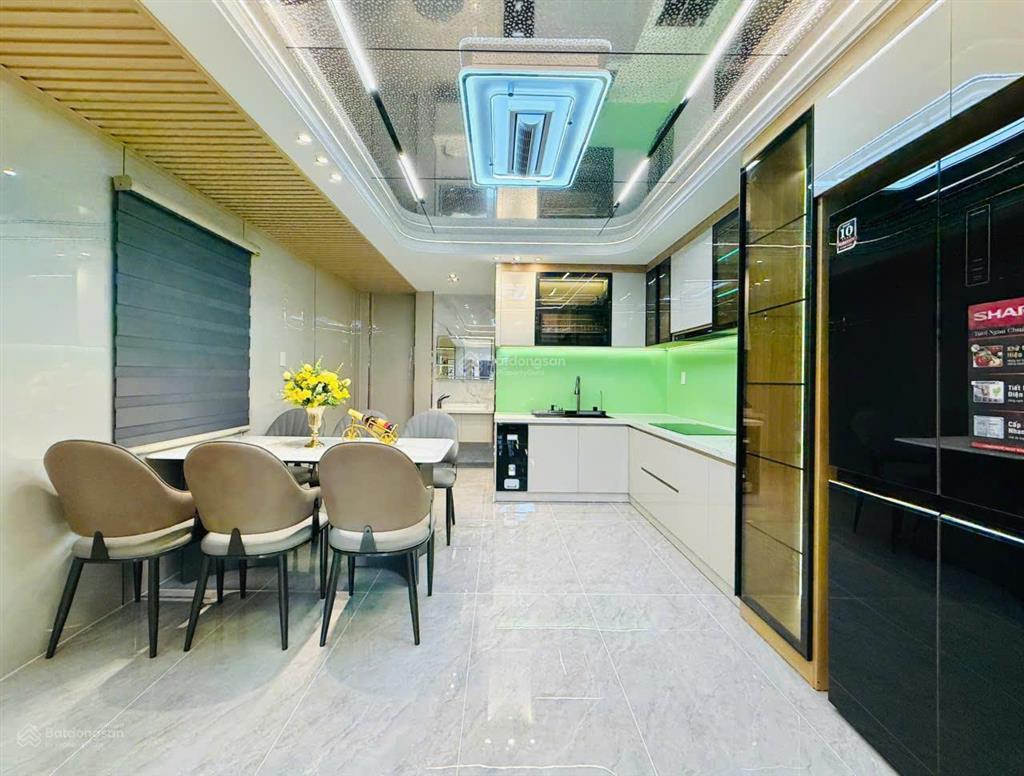 Nhà mới xây hẻm 6m thôngcăn góc full nội thấtnguyễn văn khối p84x17m3 lầu4pn 5wc=25tr