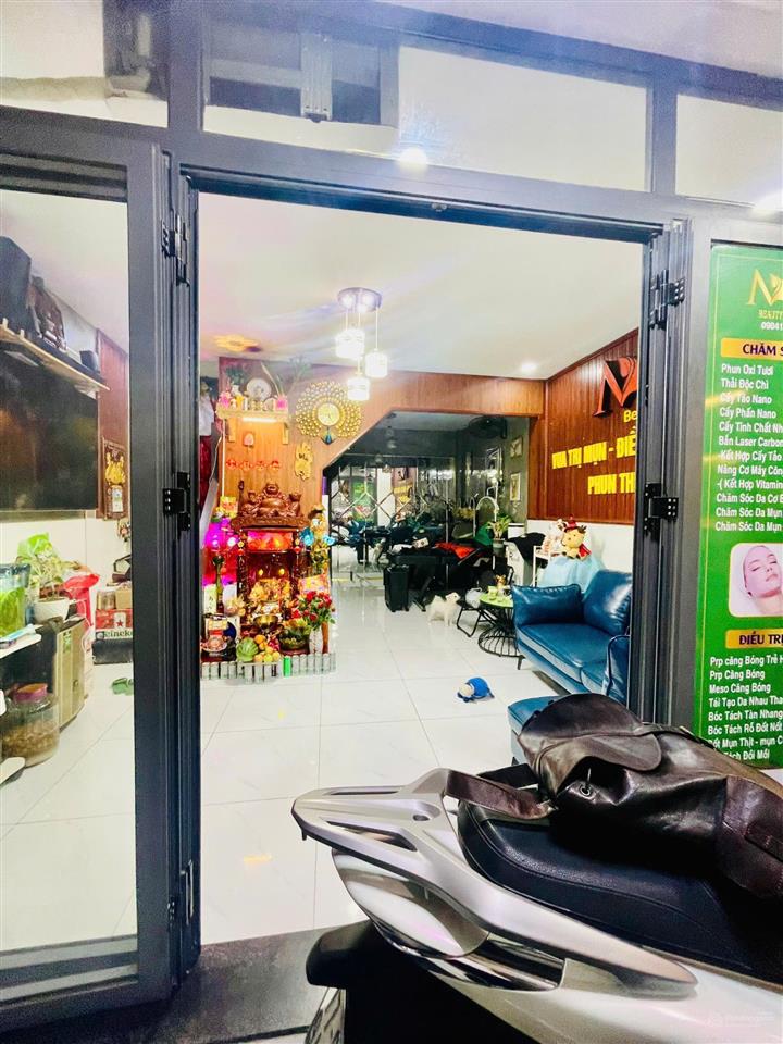 Nhà quang trung p12  nhà cách hẻm xe tải 10mdiện tích 4,3m x8.05m ( nỡ hậu 4,4m) 1 lầu=5,3 tỷ