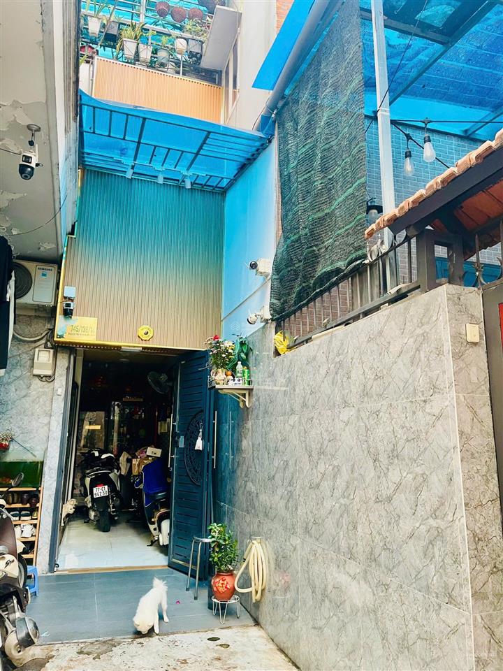 Nhà quang trung p12  nhà cách hẻm xe tải 10mdiện tích 4,3m x8.05m ( nỡ hậu 4,4m) 1 lầu=5,3 tỷ