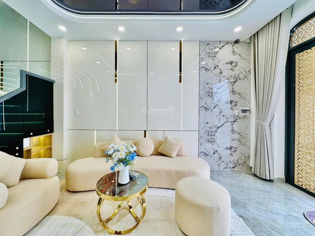 Siêu phẩm nhà xây mới lê văn thọ, (p9 gò vấp)4,3x14m3 lầu3pn4wc=6,6 tỷ