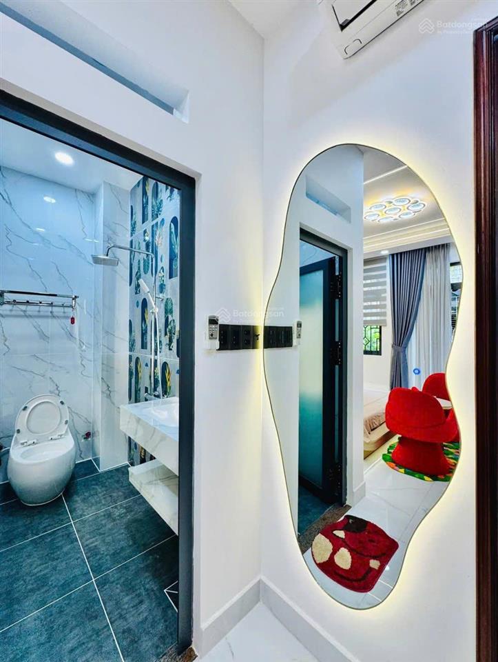 Siêu phẩm hẻm thông 7m phạm văn chiêu, p9, 5x17m, 3 lầu, 5 phòng 6wc có sân vườn