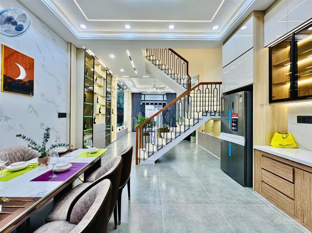 Siêu phẩm hẻm thông 7m phạm văn chiêu, p9, 5x17m, 3 lầu, 5 phòng 6wc có sân vườn